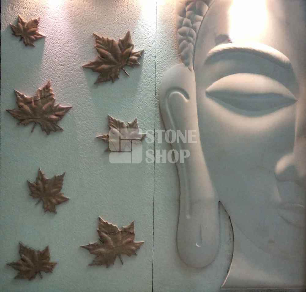  Buddha Face Mural