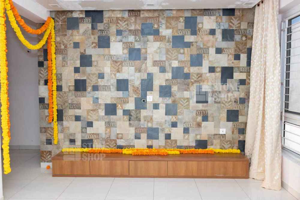 Slatestone Random design Mural