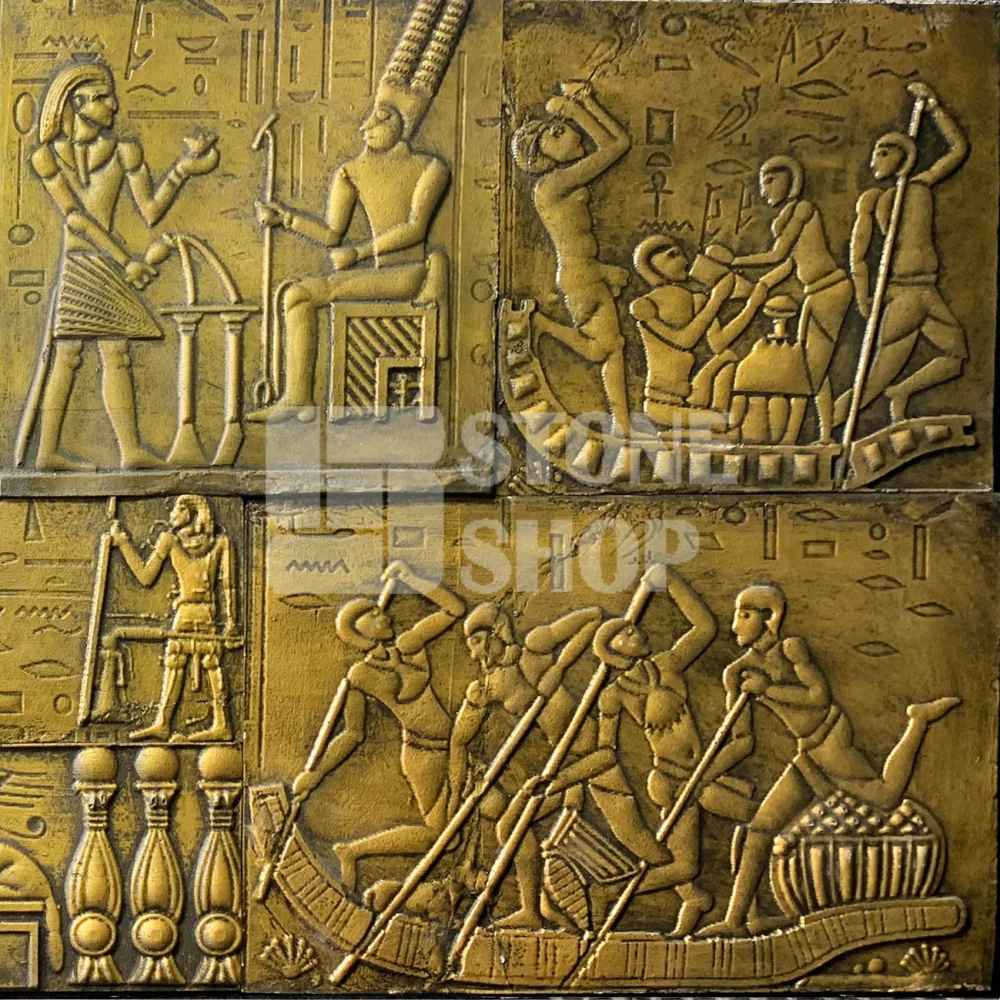 Decorative Resin Tile Egyptian Gold