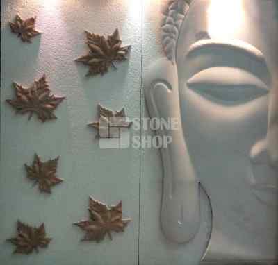  Buddha Face Mural