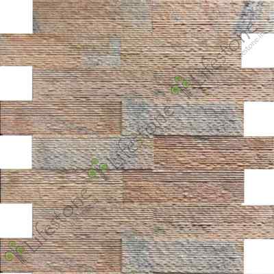 Natural Cladding Stone Ripple pink