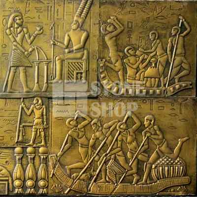 Decorative Resin Tile Egyptian Gold