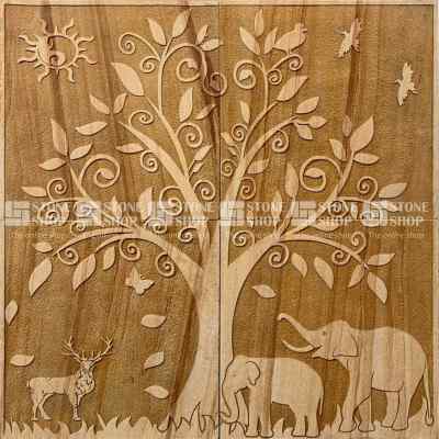  Stone Mural Tree of life on sandstone